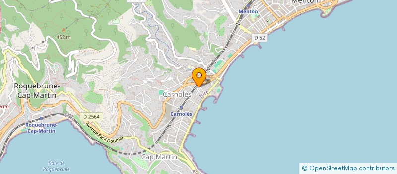 localisation de l'entreprise ETABLISSEMENTS BALLESTRA à ROQUEBRUNE-CAP-MARTIN
