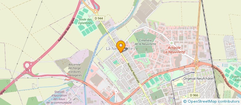 localisation de l'entreprise ETABLISSEMENTS BALLOIR  REIMS