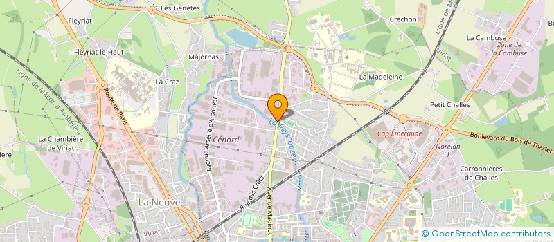 localisation de l'entreprise ETABLISSEMENTS BALLOIS à BOURG-EN-BRESSE