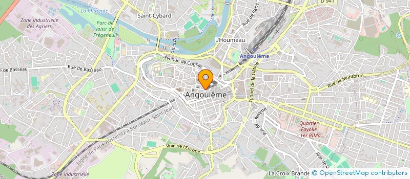 localisation de l'entreprise ETABLISSEMENTS BALLOT-LAMAIN à ANGOULEME