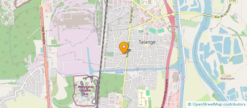localisation de l'entreprise ETABLISSEMENTS BALOSSO à TALANGE