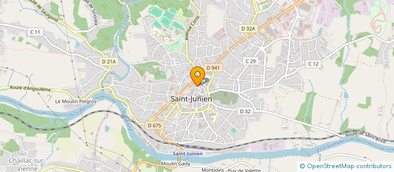 localisation de l'entreprise ETABLISSEMENTS BALOTTE KLEBER à SAINT-JUNIEN
