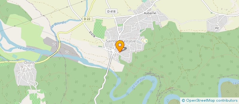 localisation de l'entreprise ETABLISSEMENTS BANCEL à SAINTE-ANASTASIE