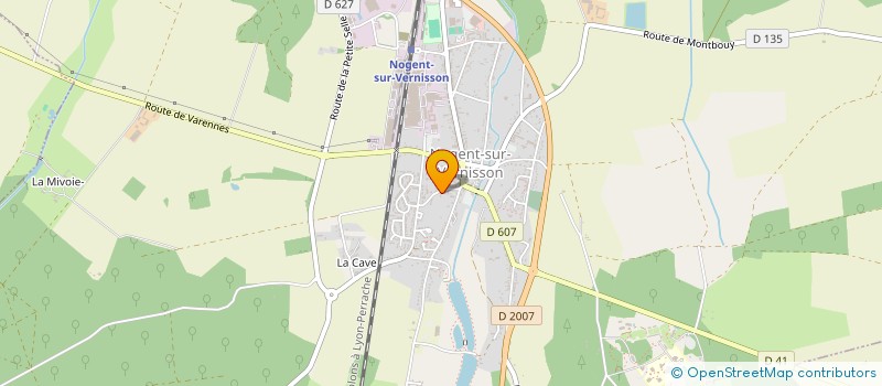 localisation de l'entreprise ETABLISSEMENTS BANNERY à NOGENT-SUR-VERNISSON