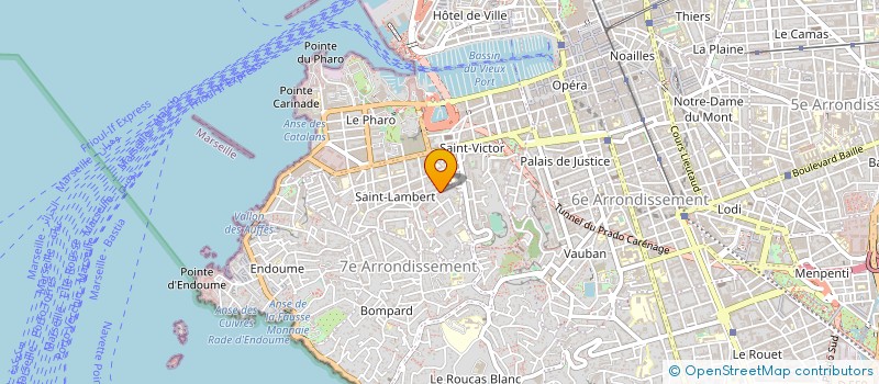 localisation de l'entreprise ETABLISSEMENTS BANNINO à MARSEILLE
