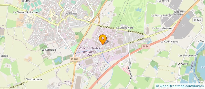 localisation de l'entreprise ETABLISSEMENTS BARBERET à LE RHEU