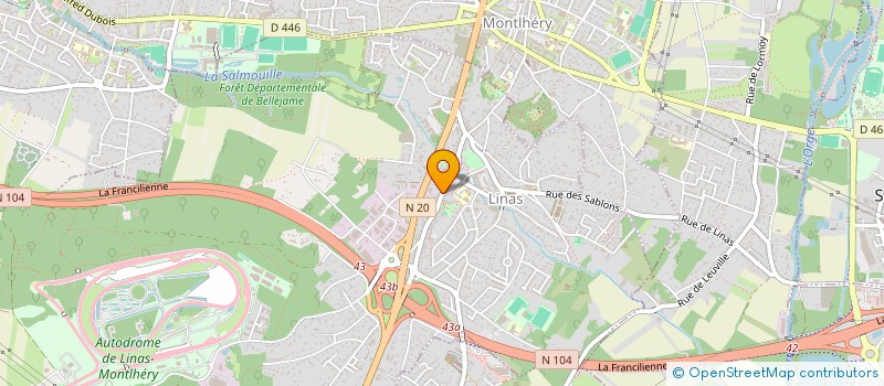 localisation de l'entreprise ETABLISSEMENTS BARBIER à LINAS