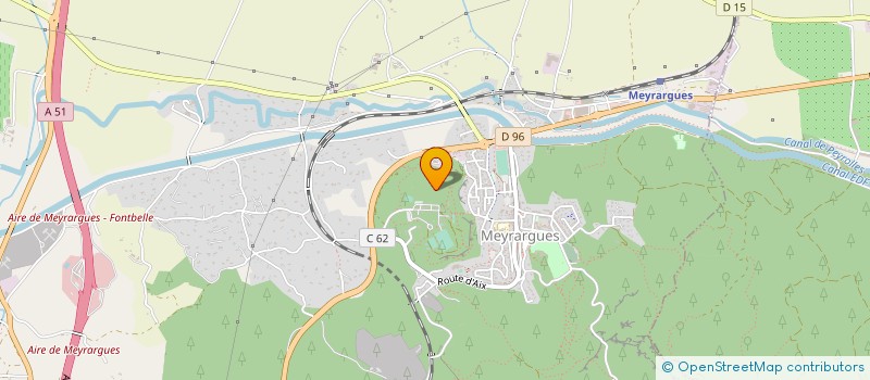 localisation de l'entreprise ETABLISSEMENTS BARBIER ET DAUPHIN  MEYRARGUES