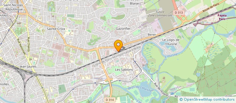 localisation de l'entreprise ETABLISSEMENTS BARBOT à LE MANS