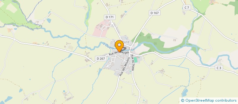 localisation de l'entreprise ETABLISSEMENTS BAREAU ET GABORY  SOMLOIRE