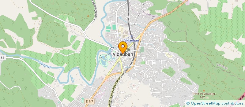 localisation de l'entreprise ETABLISSEMENTS BARILE  VIDAUBAN