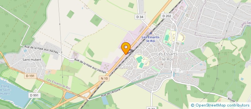 localisation de l'entreprise ETABLISSEMENTS BARON à LES ESSARTS-LE-ROI