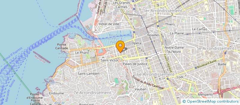 localisation de l'entreprise ETABLISSEMENTS BARRIELLE à MARSEILLE