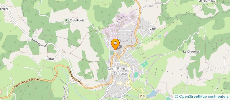 localisation de l'entreprise ETABLISSEMENTS BEAL  SAINT-BONNET-LE-CHATEAU