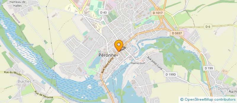 localisation de l'entreprise ETABLISSEMENTS BEARZATTO à PERONNE