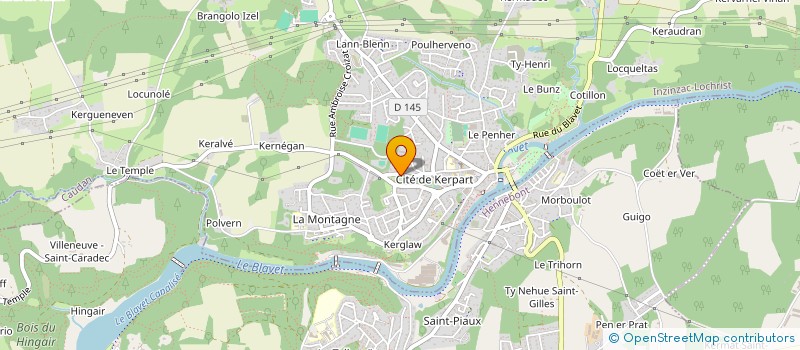 localisation de l'entreprise ETABLISSEMENTS BEAUFILS  INZINZAC-LOCHRIST