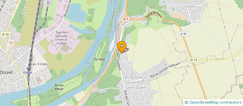 localisation de l'entreprise ETABLISSEMENTS BEAUFOUR à LES AUTHIEUX-SUR-LE-PORT-SAINT-OUEN