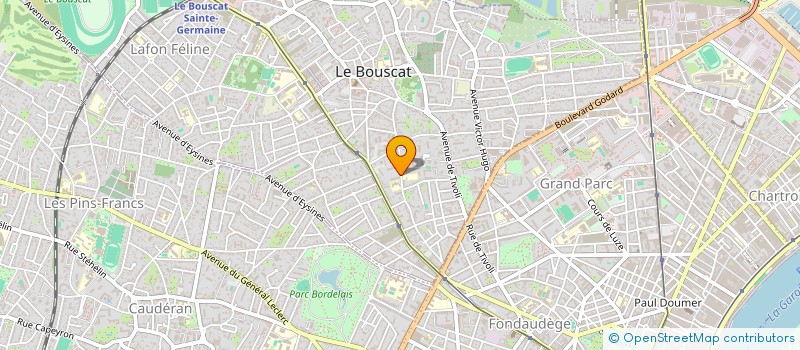 localisation de l'entreprise ETABLISSEMENTS BEAUVAIS  LE BOUSCAT