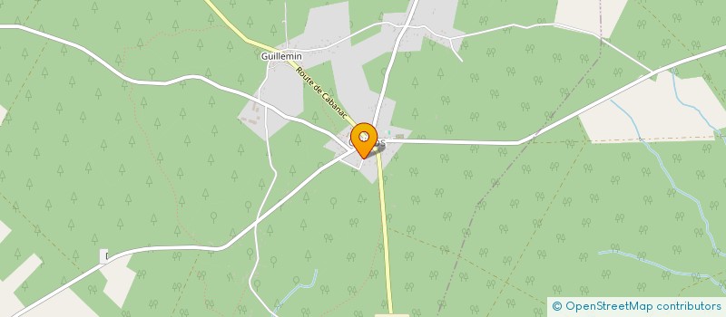 localisation de l'entreprise ETABLISSEMENTS BEDOUT SP  GUILLOS