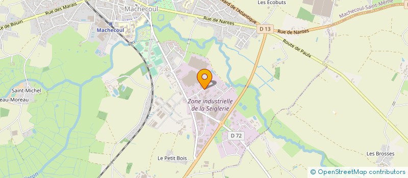 localisation de l'entreprise ETABLISSEMENTS BEILLEVAIRE à MACHECOUL-SAINT-MEME