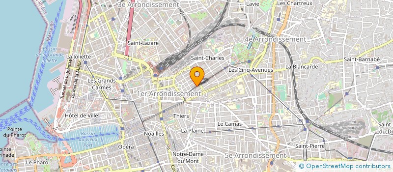 localisation de l'entreprise ETABLISSEMENTS BEILLON LESPAGNE à MARSEILLE