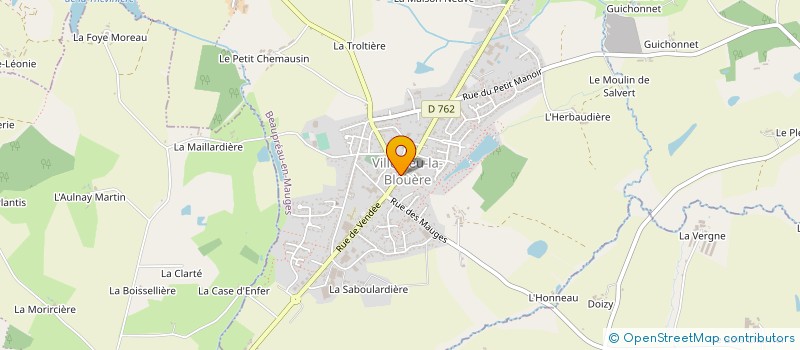 localisation de l'entreprise ETABLISSEMENTS BELLAMY à BEAUPREAU-EN-MAUGES