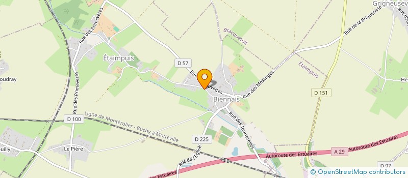 localisation de l'entreprise ETABLISSEMENTS BELLET  ETAIMPUIS