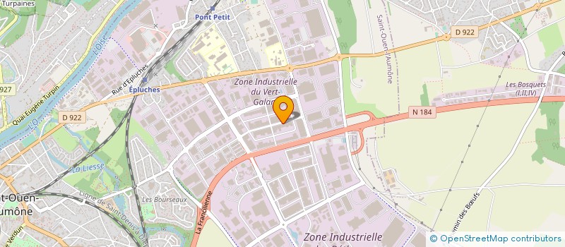 localisation de l'entreprise ETABLISSEMENTS BELLET à SAINT-OUEN-L'AUMONE