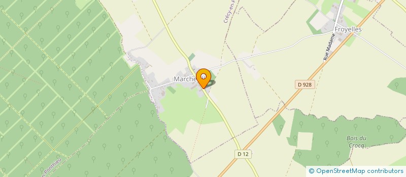localisation de l'entreprise ETABLISSEMENTS BELLONET FRERES à CRECY-EN-PONTHIEU