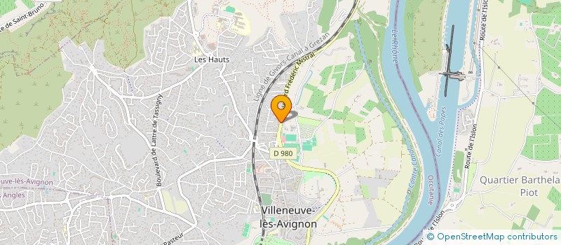 localisation de l'entreprise ETABLISSEMENTS BELMONTE à VILLENEUVE-LES-AVIGNON