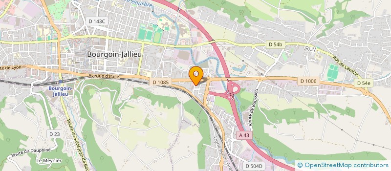 localisation de l'entreprise ETABLISSEMENTS BENEDETTO à BOURGOIN-JALLIEU