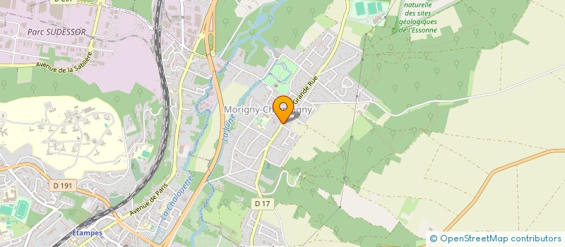 localisation de l'entreprise ETABLISSEMENTS BENOIT à MORIGNY-CHAMPIGNY