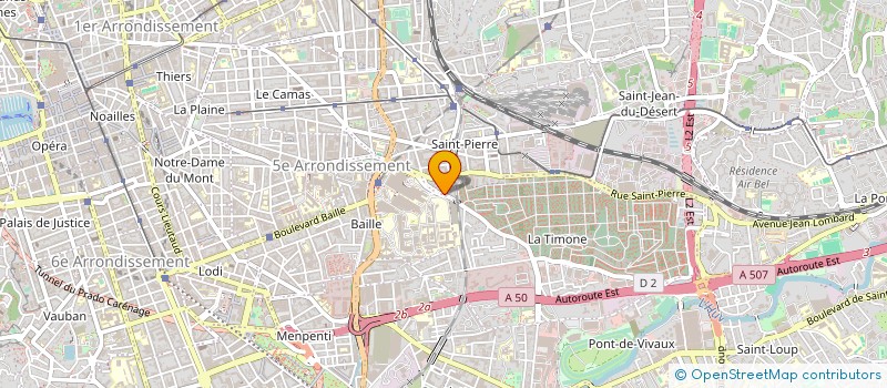 localisation de l'entreprise ETABLISSEMENTS BERANGER à MARSEILLE