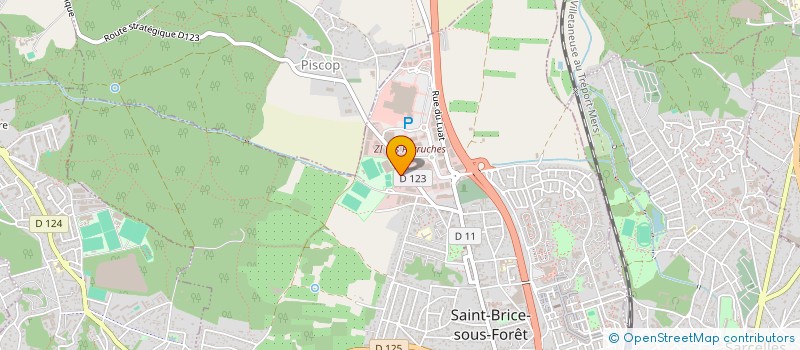 localisation de l'entreprise ETABLISSEMENTS BERARD à SAINT-BRICE-SOUS-FORET