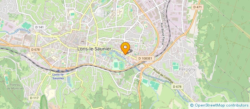 localisation de l'entreprise ETABLISSEMENTS BERGER à LONS-LE-SAUNIER