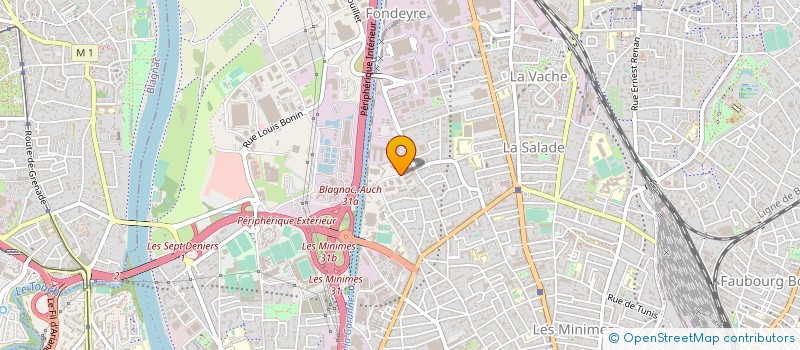 localisation de l'entreprise ETABLISSEMENTS BERGES ET COMPAGNIE à TOULOUSE