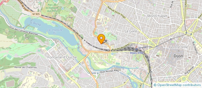 localisation de l'entreprise ETABLISSEMENTS BERHAULT ET COMPAGNIE à DIJON