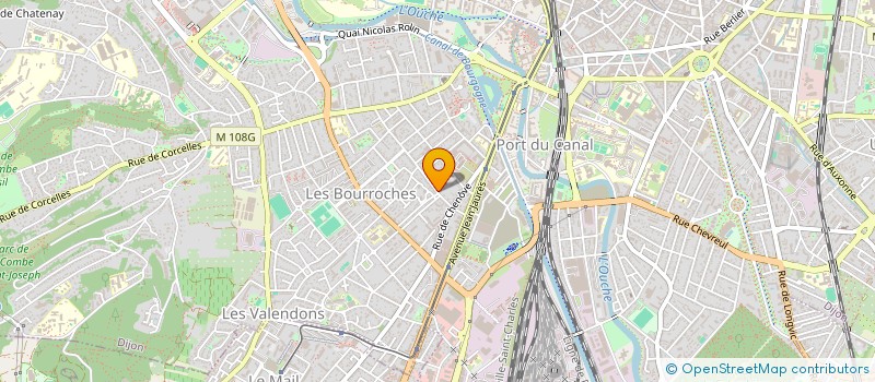 localisation de l'entreprise ETABLISSEMENTS BERLAND à DIJON