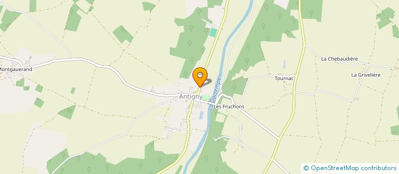 localisation de l'entreprise ETABLISSEMENTS BERNARD à ANTIGNY