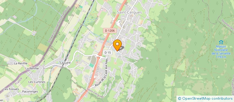 localisation de l'entreprise ETABLISSEMENTS BERNARD BARBU  SAINT-CERGUES