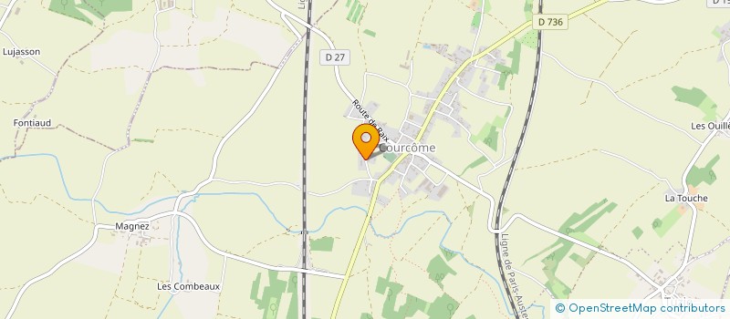 localisation de l'entreprise ETABLISSEMENTS BERNARD COLIN  COURCOME