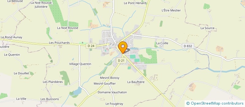 localisation de l'entreprise ETABLISSEMENTS BERNARD MAUGER ET FILS à PASSAIS VILLAGES