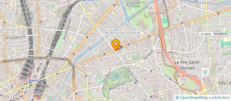 localisation de l'entreprise ETABLISSEMENTS BERNARD SA  PARIS