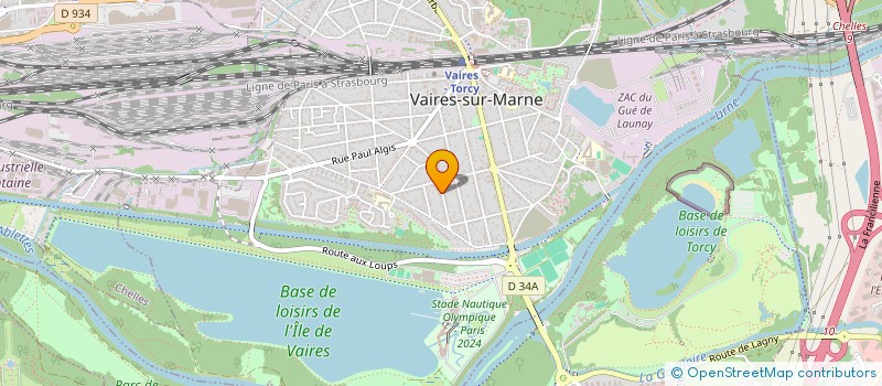 localisation de l'entreprise ETABLISSEMENTS BERNARD SARL à VAIRES-SUR-MARNE