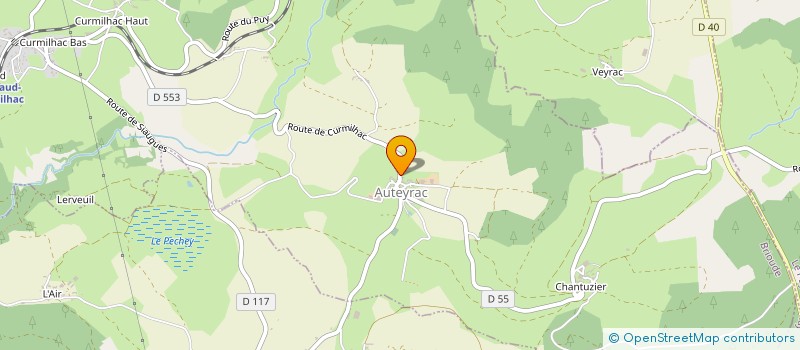 localisation de l'entreprise ETABLISSEMENTS BERNARDON à VISSAC-AUTEYRAC