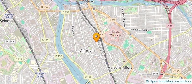 localisation de l'entreprise ETABLISSEMENTS BERNER  ALFORTVILLE