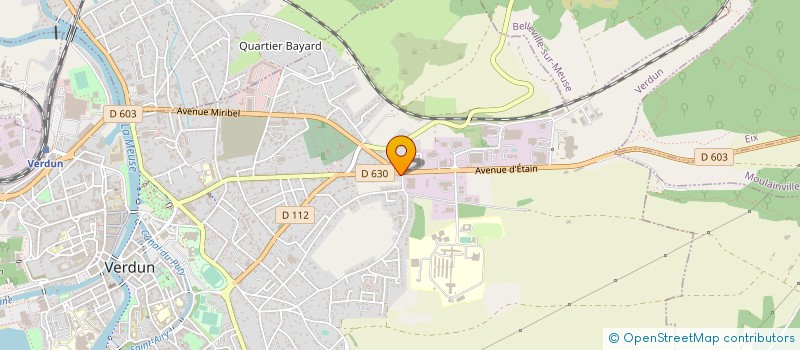 localisation de l'entreprise ETABLISSEMENTS BERNI ET CIE à VERDUN
