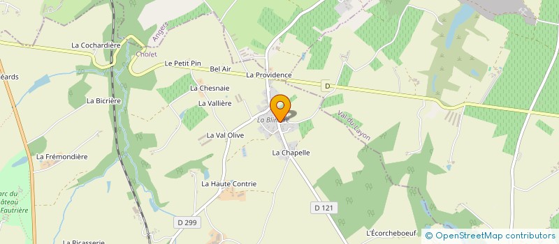 localisation de l'entreprise ETABLISSEMENTS BERNIER à CHEMILLE-EN-ANJOU