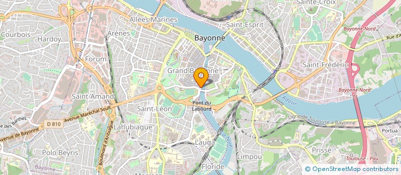 localisation de l'entreprise ETABLISSEMENTS BERNIZAN à BAYONNE