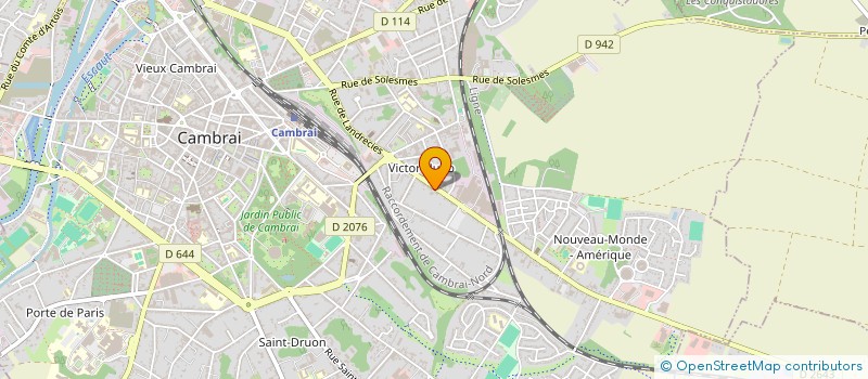 localisation de l'entreprise ETABLISSEMENTS BERTIN ELECTRICITE à CAMBRAI
